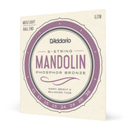 EJ70 Phosphor Bronze Mandolin Strings, Ball End, Medium/Light, 11-38