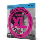 EXL120+ Nickel Wound Electric Guitar Strings, Super Light Plus, 9.5-44