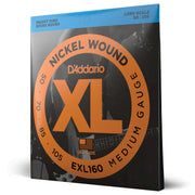 EXL160 Nickel Wound Bass Guitar Strings, Medium, 50-105, Long Scale