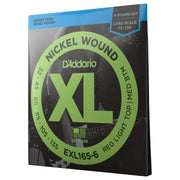 EXL165-6 6-String Nickel Wound Bass Guitar Strings, Custom Light, 32-135, Long Scale