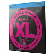 EXL170 Nickel Wound Bass Guitar Strings, Light, 45-100, Long Scale