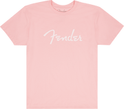 Fender Spaghetti Logo T-Shirt Shell Pink XXL