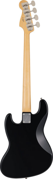 Fender Traditional Late 60s Jazz Bass - Black Full Rear View Showing Body and Maple Neck