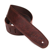 GMD25-BROWN Distressed Brown 2.5 inches Guitar Strap