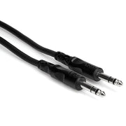 Hosa CSS-125 Balanced Interconnect Cable - Close-Up of Nickel-Plated 1/4
