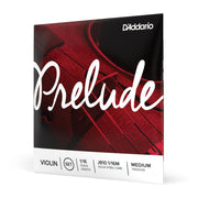 Prelude Violin String Set, 1/16 Scale, Medium Tension