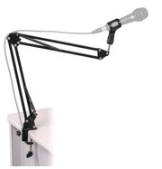 MPC1BK Suspension boom desk top microphone stand. Black.
