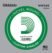 NW046 Nickel Wound Electric Guitar Single String .046