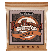 Earthwood Light Phosphor Bronze Acoustic Guitar Strings 11-52 Gauge