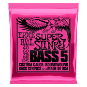 Super Slinky 5-String Nickel Wound Electric Bass Strings 40-125 Gauge