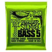 Regular Slinky 5-String Nickel Wound Electric Bass Strings 45-130 Gauge