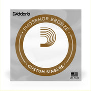 PB022 Phosphor Bronze Wound Acoustic Guitar Single String, .022