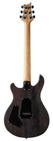 PRS SE CE 24 Standard Satin electric guitar - charcoal - rear view