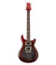 PRS SE Custom 24 electric guitar - charcoal cherry burst - full front view