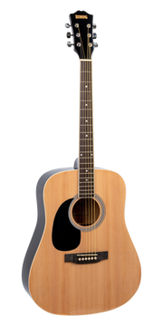 RED50LH Left hand Dreadnought Guitar Natural
