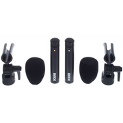 Rode M5 matched pair condenser microphones with WS5 windshields and RM5 clips