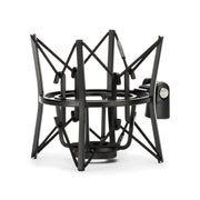 Rode PSM1 black broadcast microphone shock mount front view