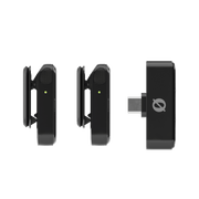 Rode Wireless Micro USB-C Black wireless microphone system with two transmitters and receiver
