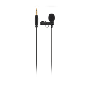 Rode Lavalier GO black lavalier microphone with mounting clip, pop shield and 3.5mm TRS connector