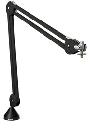Rode PSA1 black studio microphone boom arm side view