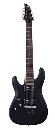 C-7 Deluxe Left-Handed Satin Black Electric Guitar