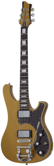 Stargazer 6 Vibrato Electric Guitar in Metallic Gold