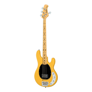 Sterling by Music Man StingRay Classic RAY24CA - Butterscotch Front View Showing Humbucker Pickup, Chrome Bridge and Maple Neck