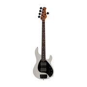 Sterling by Music Man StingRay RAY35HH 5-String Bass Guitar - Chalk Grey Full Front View