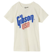 Usa Womens Tee Vintage White Large