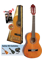 VC102K - 1/2 Size Classical Guitar Package - Gloss Natural