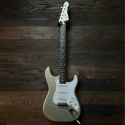 Late 90s S500 Tribute Custom Electric Guitar Silver Sparkle