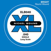 XLB040 Nickel Wound Bass Guitar Single String Long Scale .040