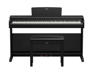 Yamaha YDP-146B Arius 88-key digital piano - black - front view with bench