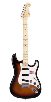 ALD2TS Alder Series Electric Guitar in 3 Tone Sunburst