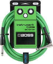 BIC-10A-GN Instrument Cable 10ft/3m AS Green
