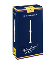 B Flat Clarinet Reed Traditional Card of 3 Grade 2.5
