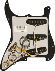 Pre-Wired Strat� Pickguard, Pure Vintage '59 w/RWRP Midde, Black 11 Hole PG