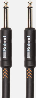 RIC-B15 Instrument Cable 15ft SS BLACK SERIES
