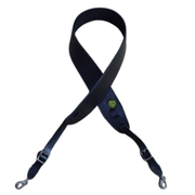 Plain Banjo Cradle Strap w/Hooks - Black