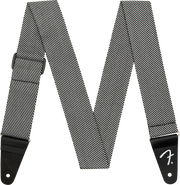 Modern Tweed Strap, White/Black 2