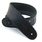2.5? Rolled Edge Guitar Strap in Black