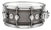 DW Design Series Snare, 6.5x14, Black Nickel Over Brass w/Chrome Hardware