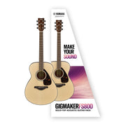 GIGMAKERFS800 - SOLID-TOP Acoustic Guitar Pack (concert Body)