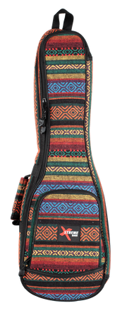 OB902 Boho Series Concert Ukulele Gig Bag Multicoloured