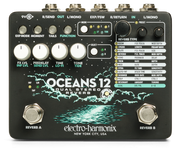 Electro Harmonix Oceans 12 Dual Stereo Reverb Pedal