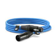 XLR-XLR Coloured Mic Cable 6M Blue