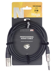 NAC3PSXMR Audio Cable XLR (m) to 6.3 Stereo (m) 3m