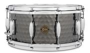 Full Range Snare Drum in Hammered Black Steel (14X6.5)