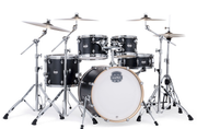 MM504SFKD Mars Maple 5-Piece Fusion Fast Shell Pack in Matte Black includes 6005 hardware and bags