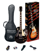 Les Paul Style Electric Guitar Pack with Accessories in Black